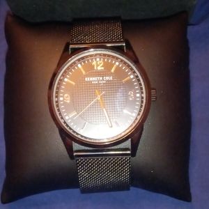 Kenneth Cole New York black stainless steel watch